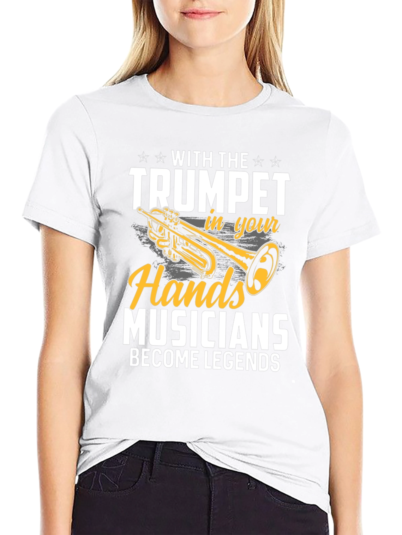 Trumpet Musician Legend Graphic Tee