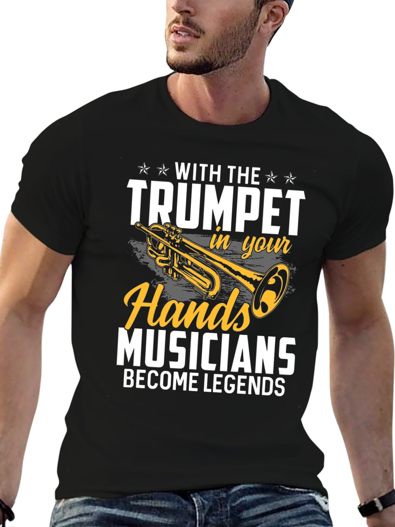 Trumpet Musician Legend Graphic Tee