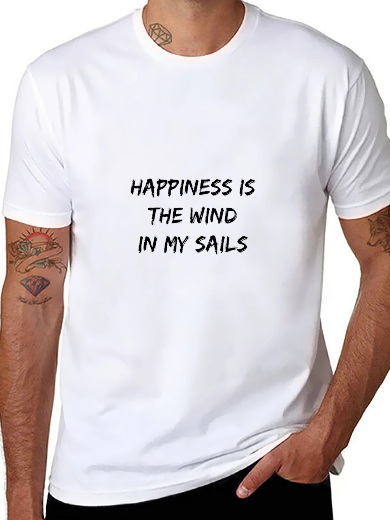 Happiness Is The Wind In My Sails Graphic T-Shirt