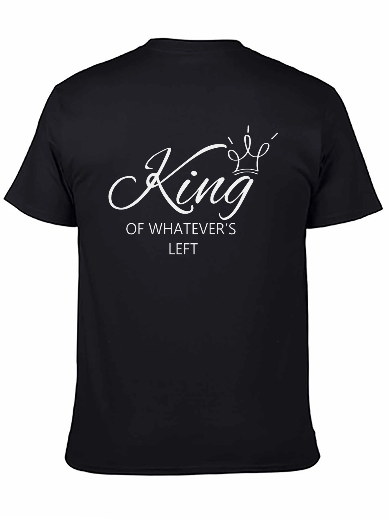 King of Whatevers Left Graphic Tee - Black