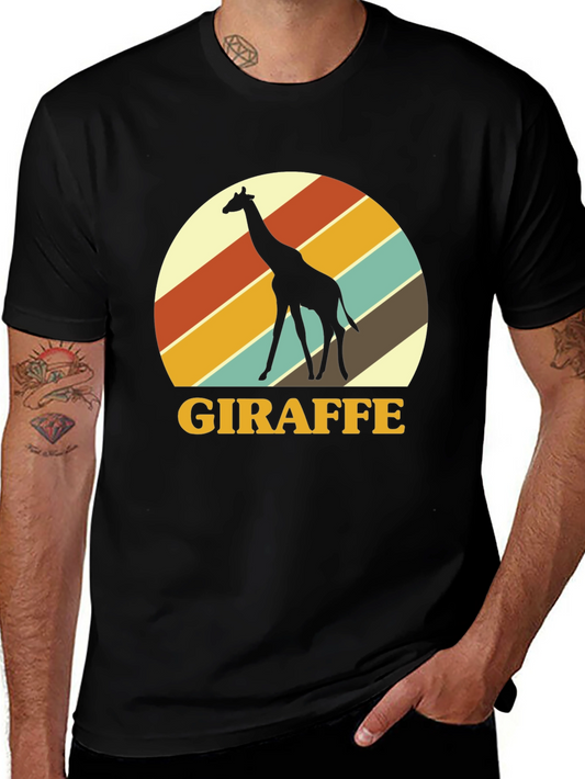 Retro Giraffe Graphic Tee