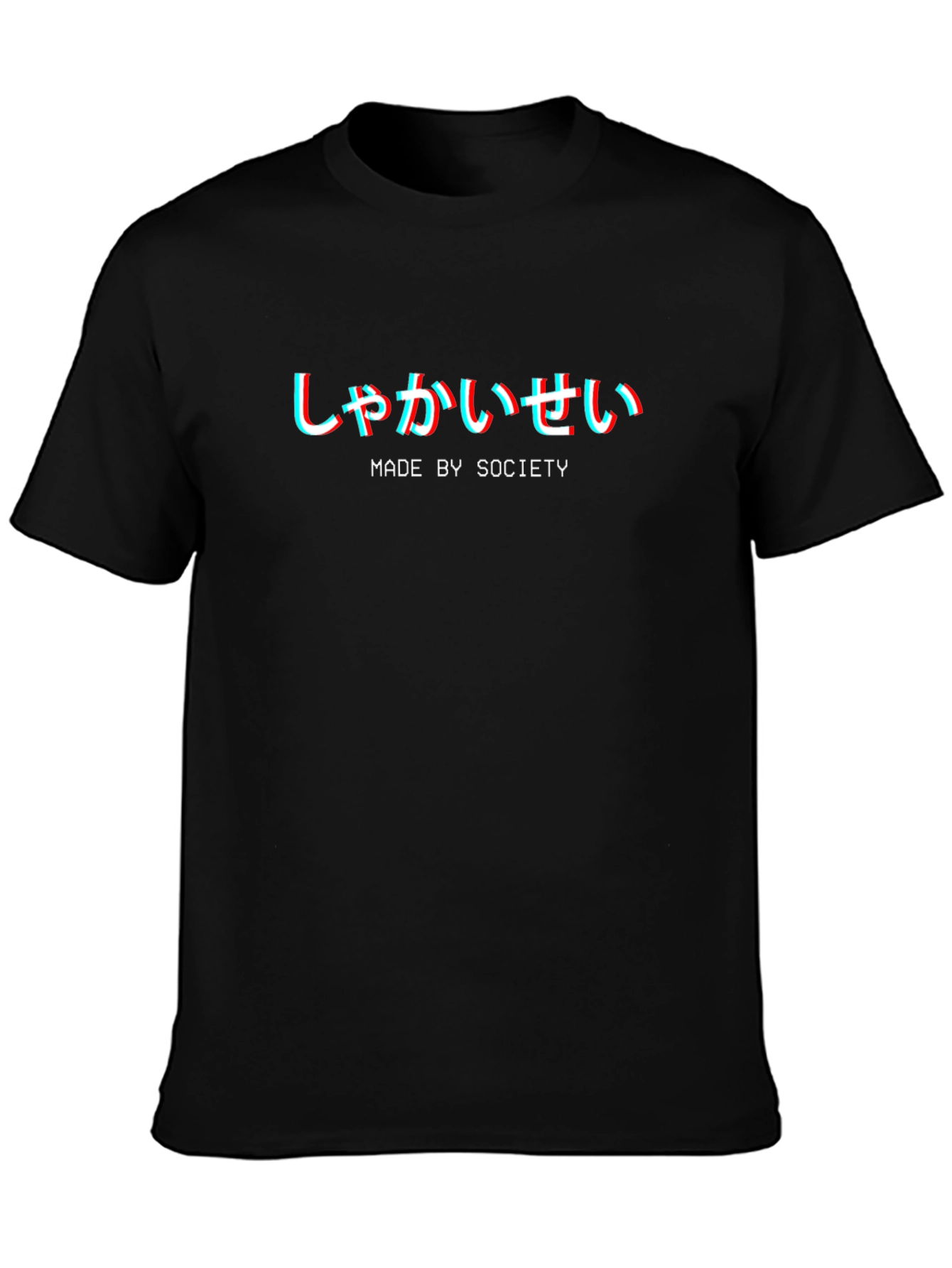 Society Made Black Graphic Tee