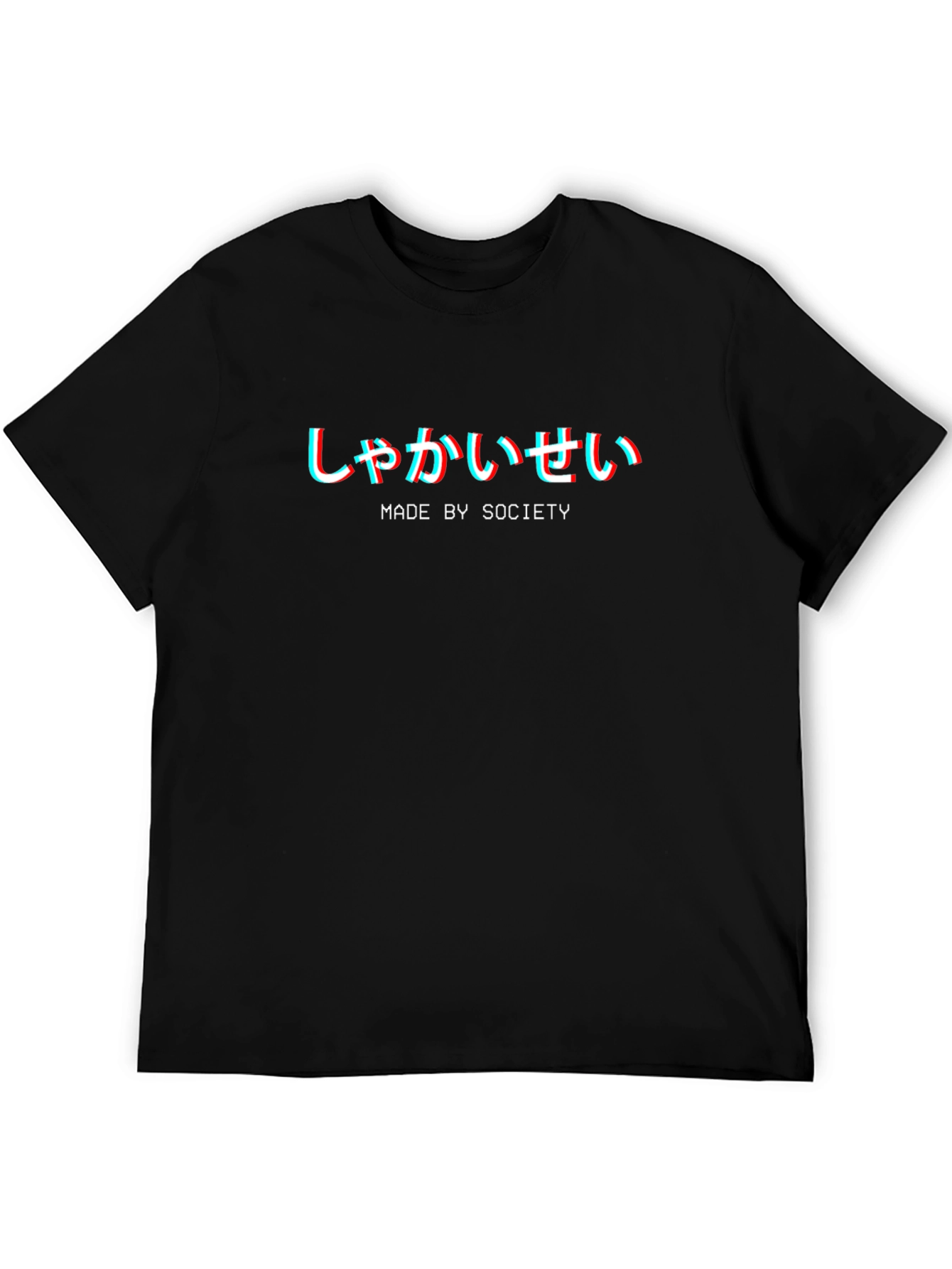 Society Made Black Graphic Tee