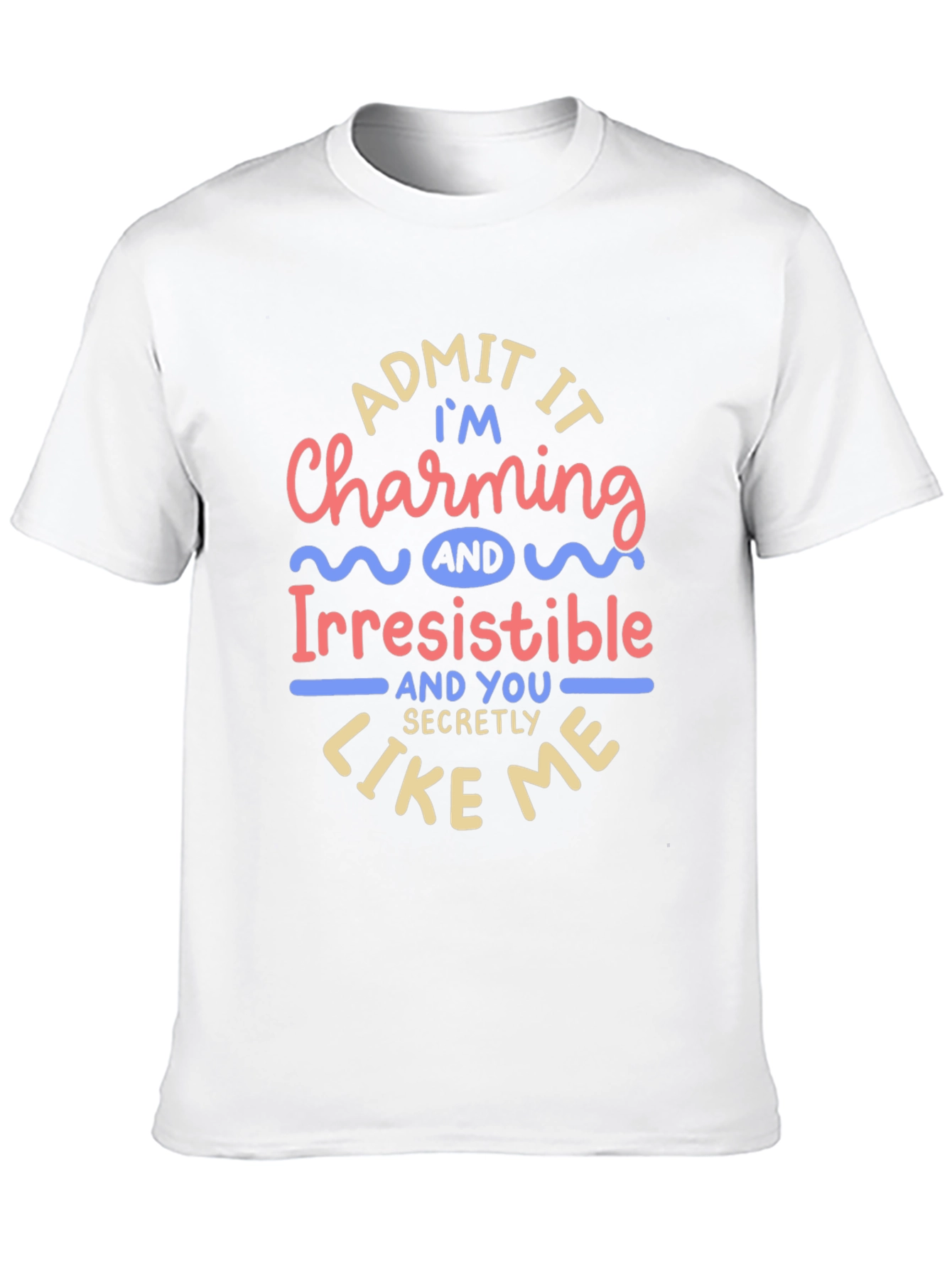 Charming & Irresistible Mens Graphic Tee