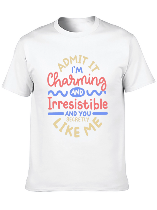 Charming & Irresistible Mens Graphic Tee