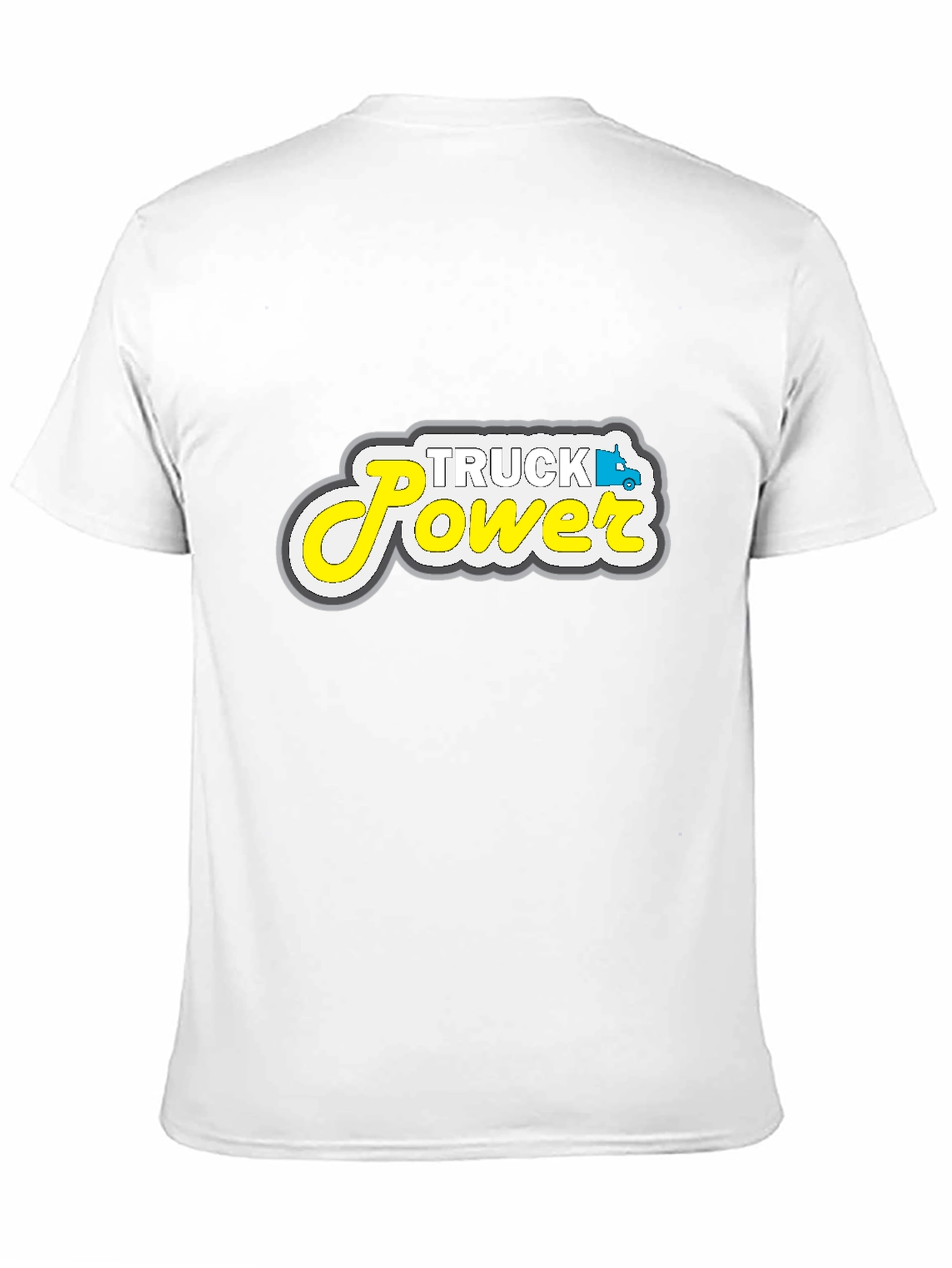 Truck Power Graphic Tee - Black Cotton Blend