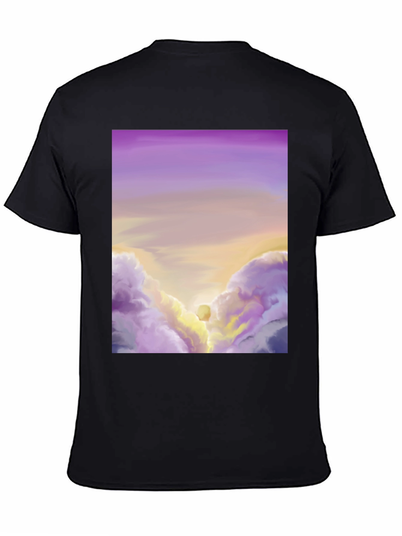 Sunset Cloudscape Graphic Tee - Artistic Comfort
