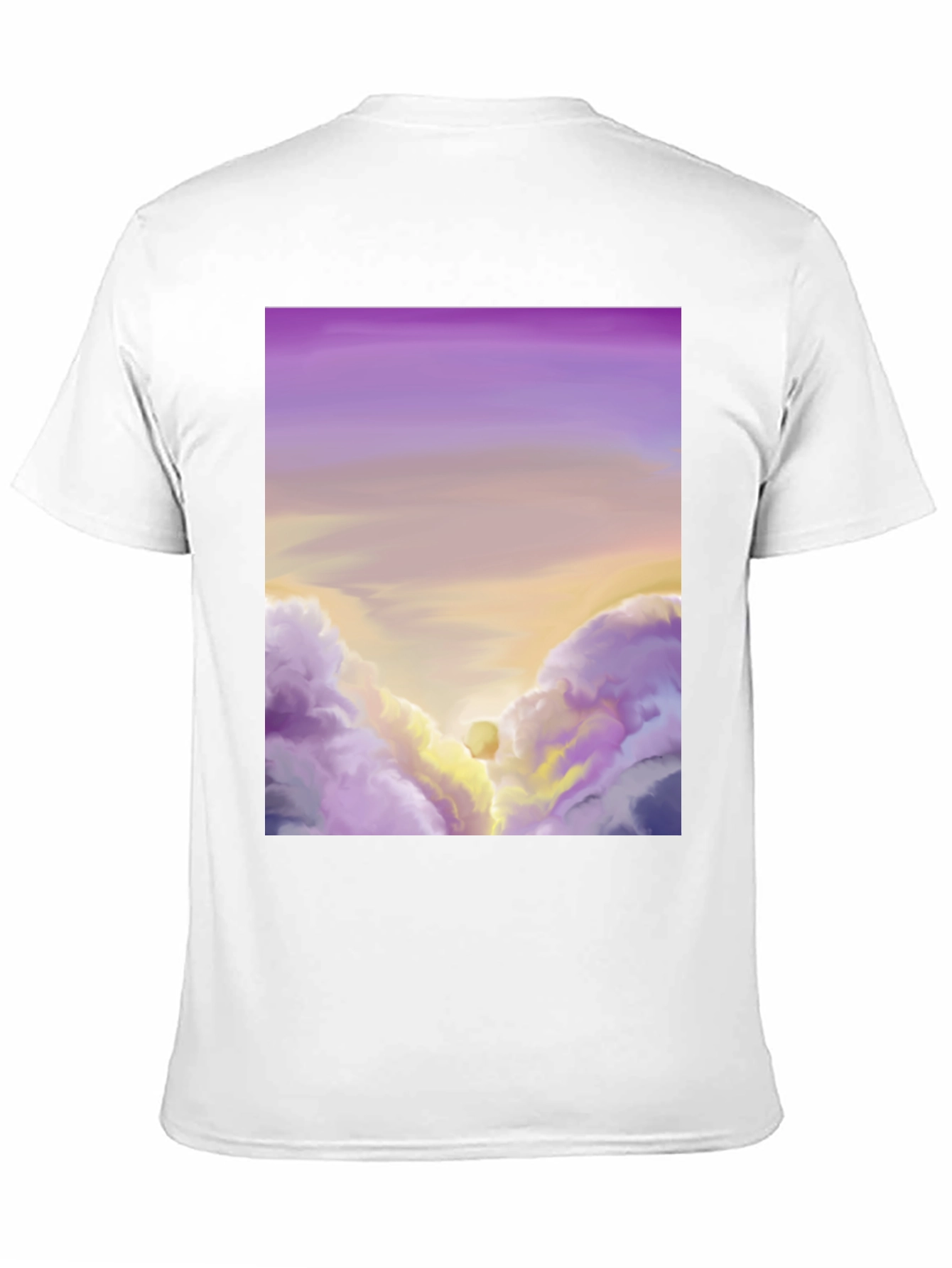 Sunset Cloudscape Graphic Tee - Artistic Comfort