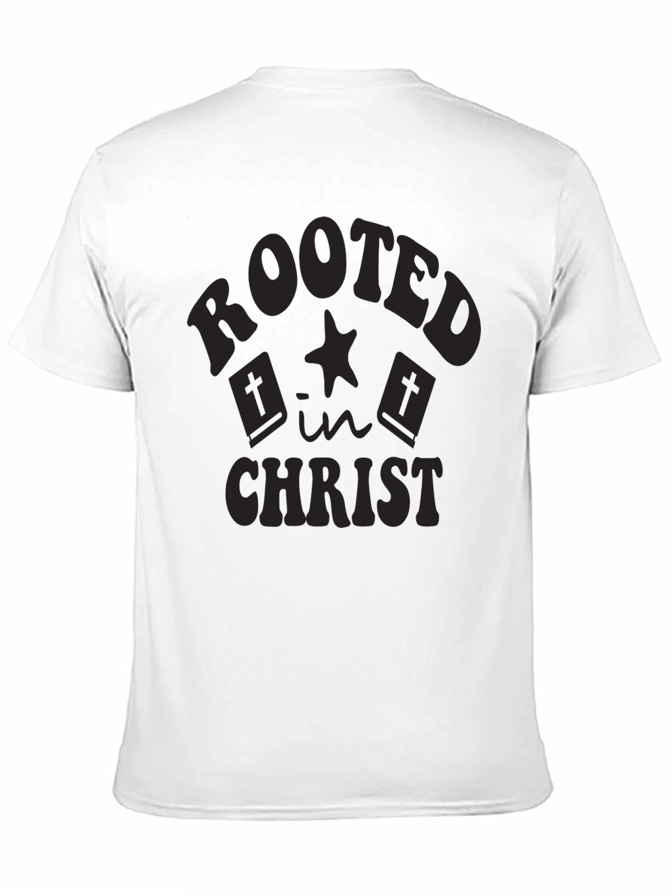 Rooted in Christ Black Graphic Tee