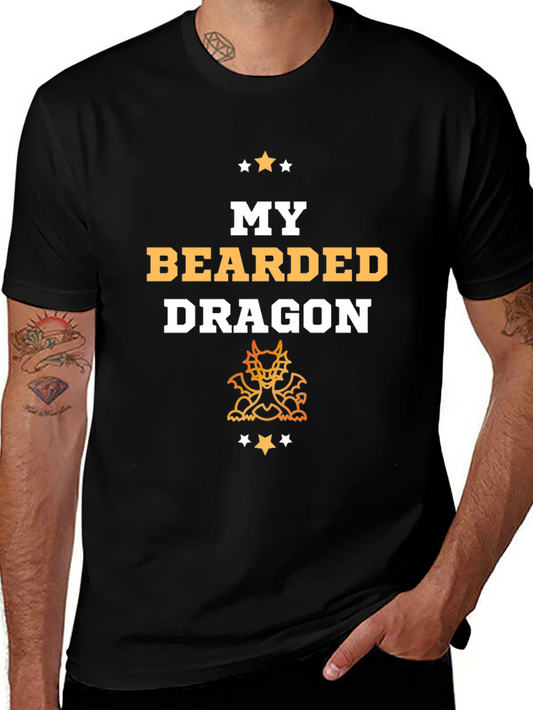My Bearded Dragon T-Shirt Black Graphic Tee
