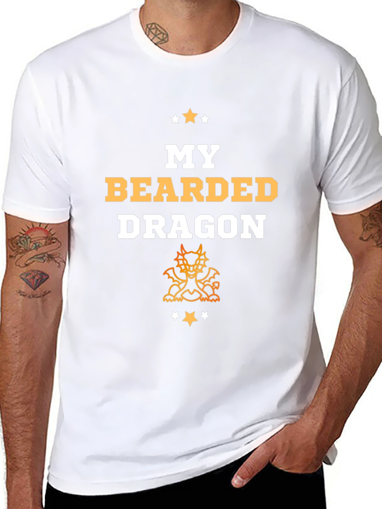 My Bearded Dragon T-Shirt Black Graphic Tee