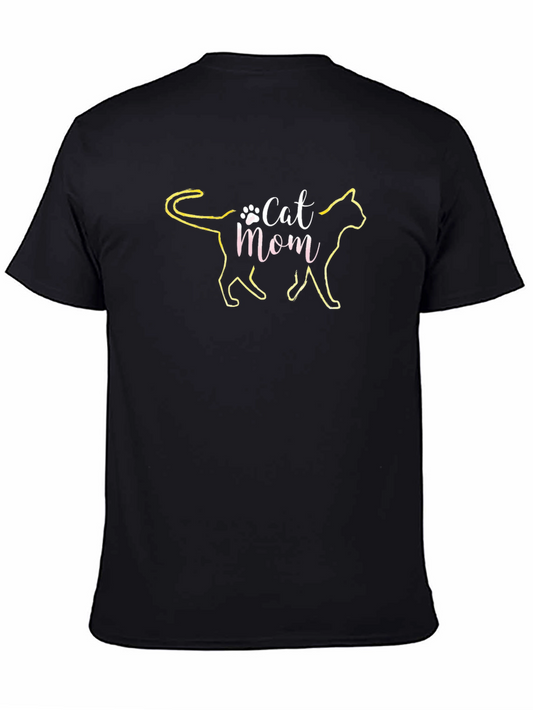 Cat Mom T-Shirt - Stylish Pet Lover Apparel