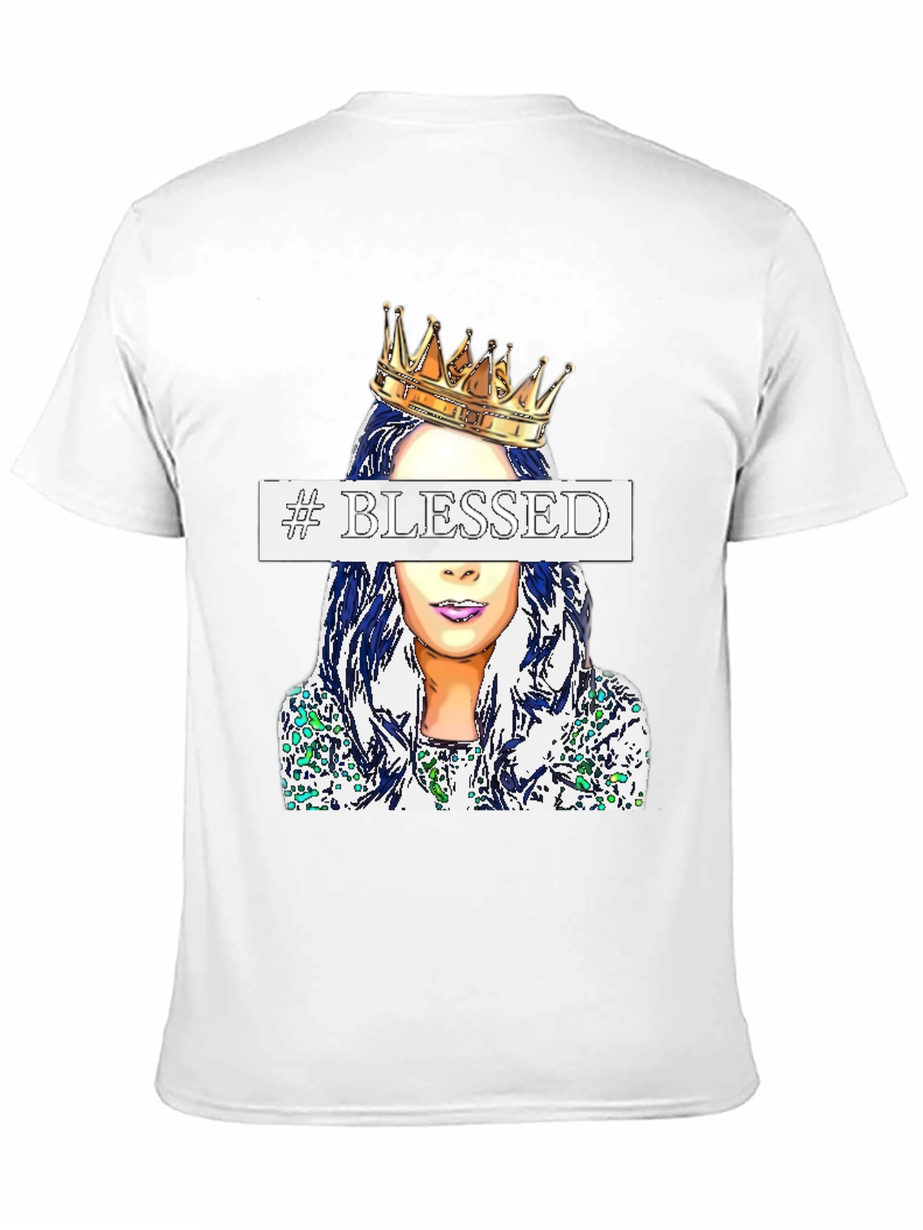 Blessed Queen Graphic Tee - Stylish Casual Wear