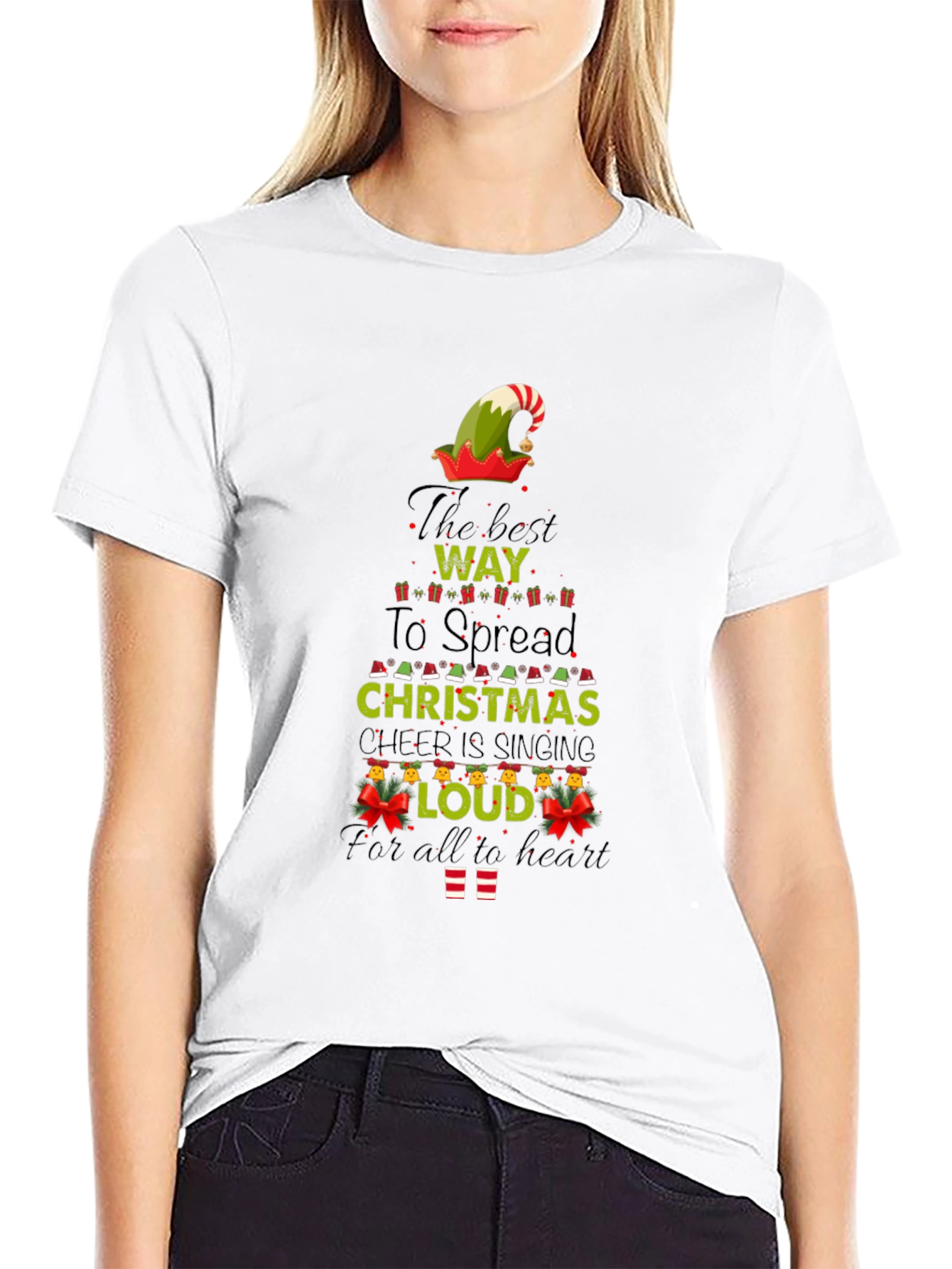 Christmas Cheer T-Shirt - Holiday Singing Tee