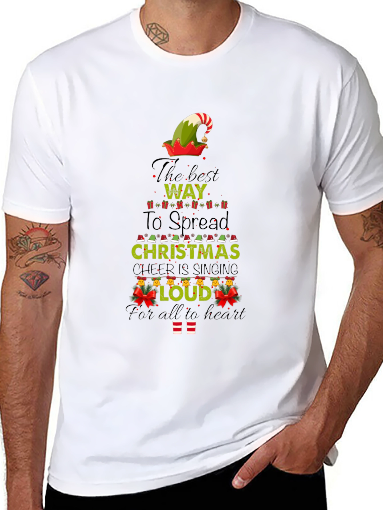 Christmas Cheer T-Shirt - Holiday Singing Tee
