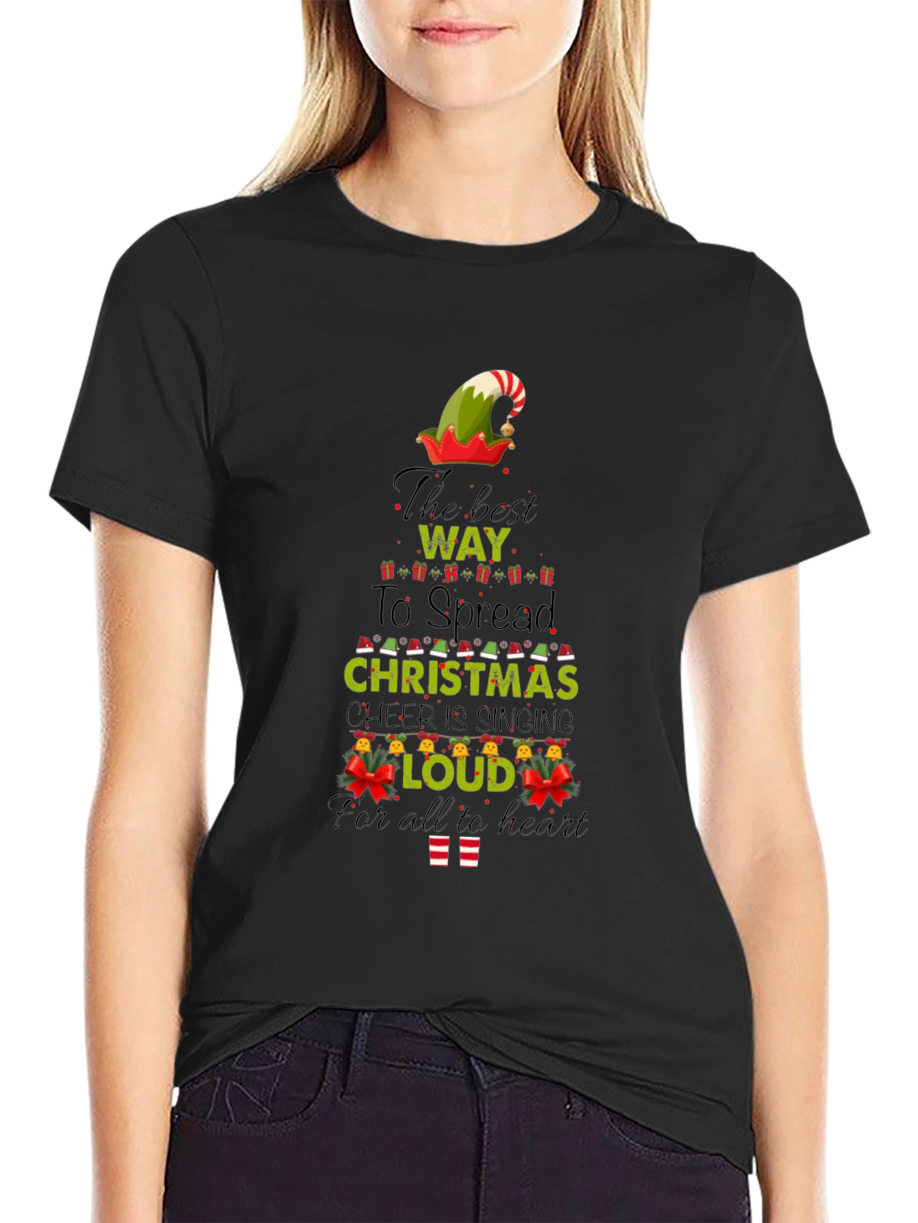 Christmas Cheer T-Shirt - Holiday Singing Tee