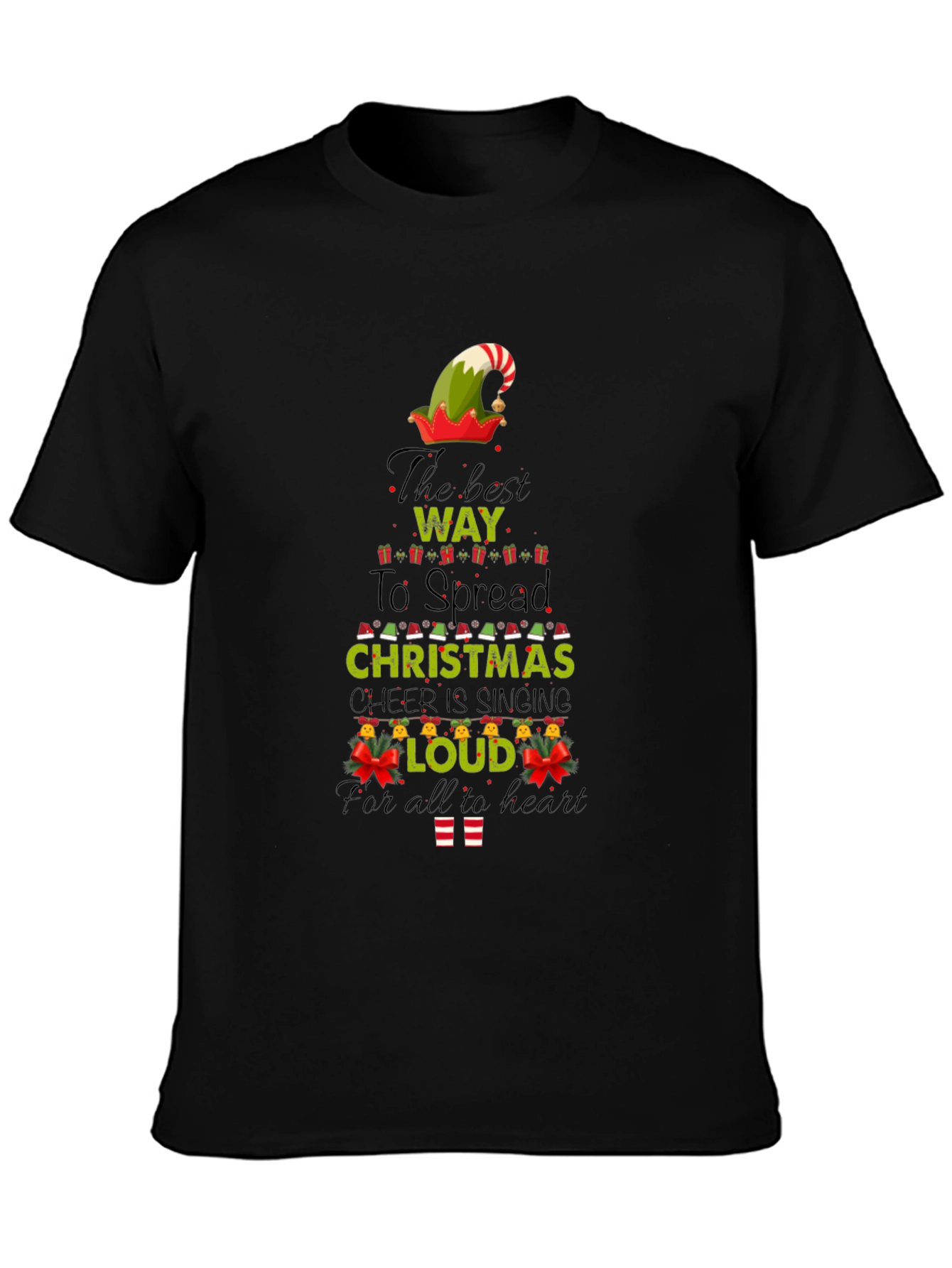 Christmas Cheer T-Shirt - Holiday Singing Tee