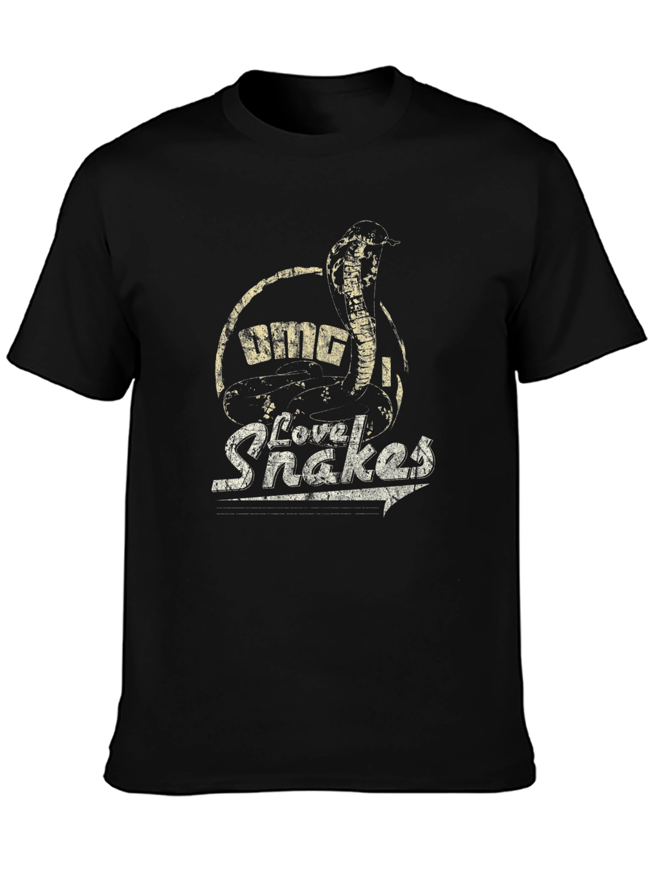 OMG I Love Snakes Mens Graphic Tee