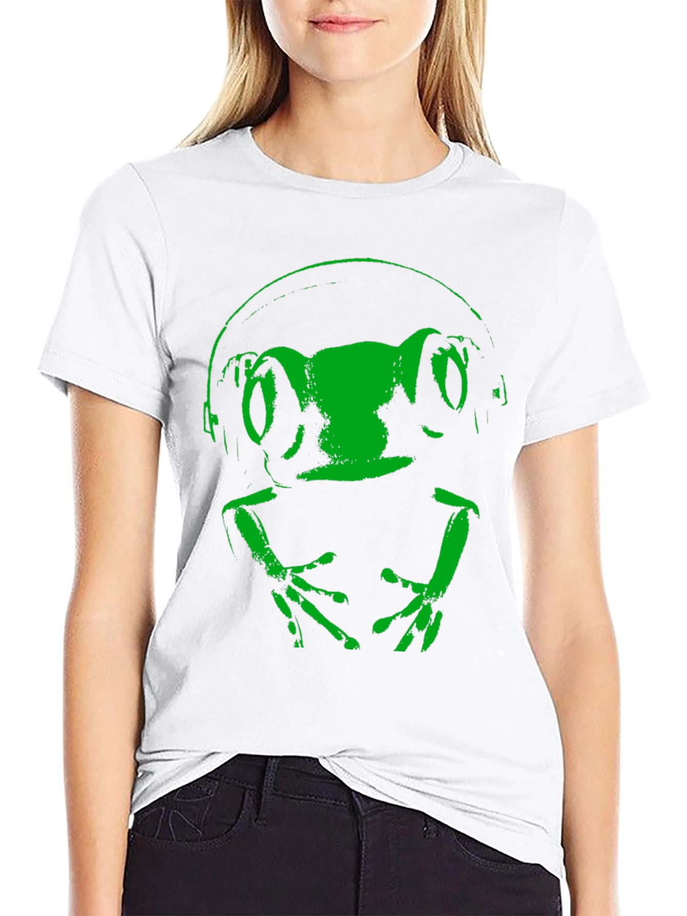 Frog DJ Black T-Shirt