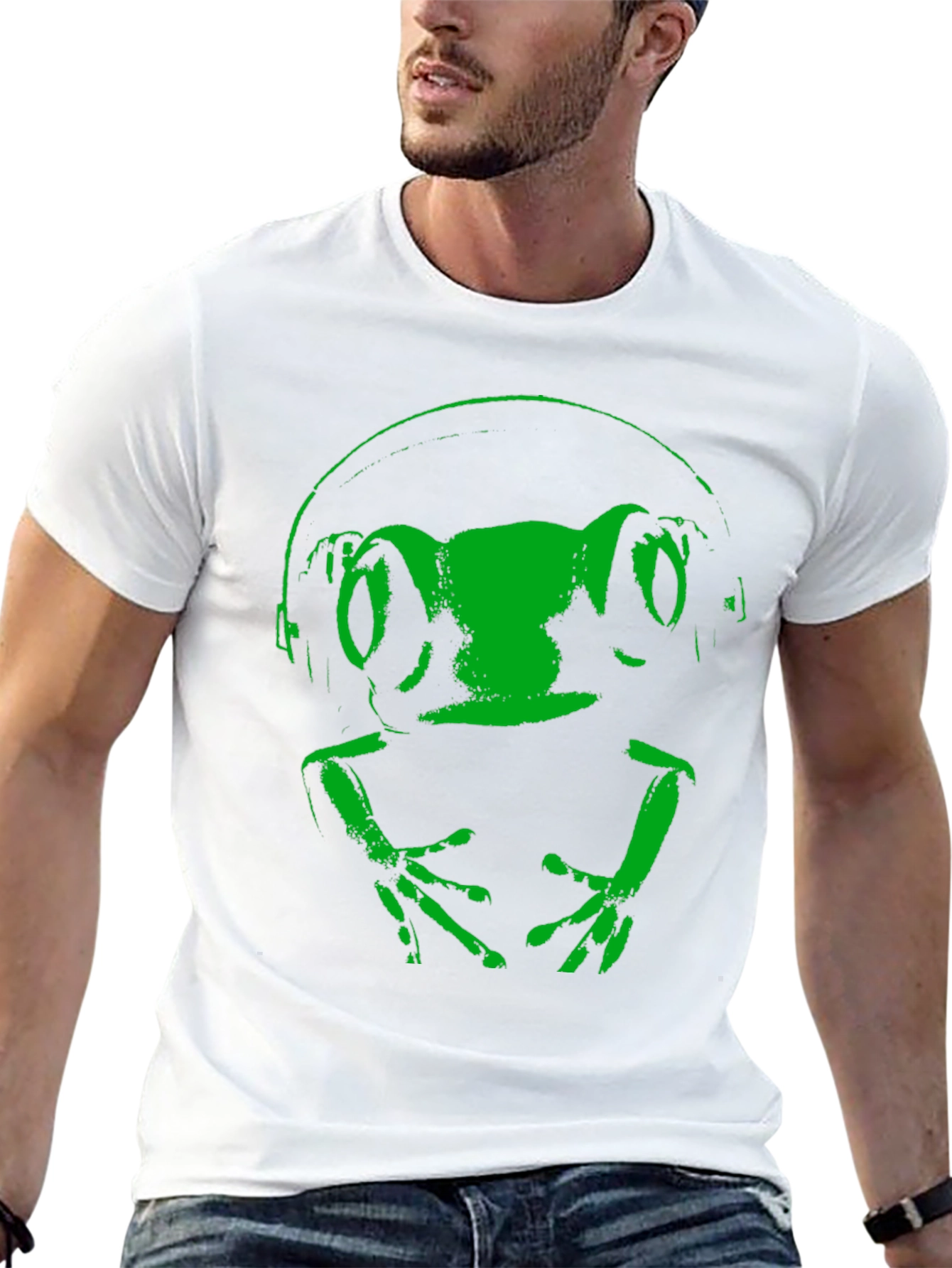 Frog DJ Black T-Shirt