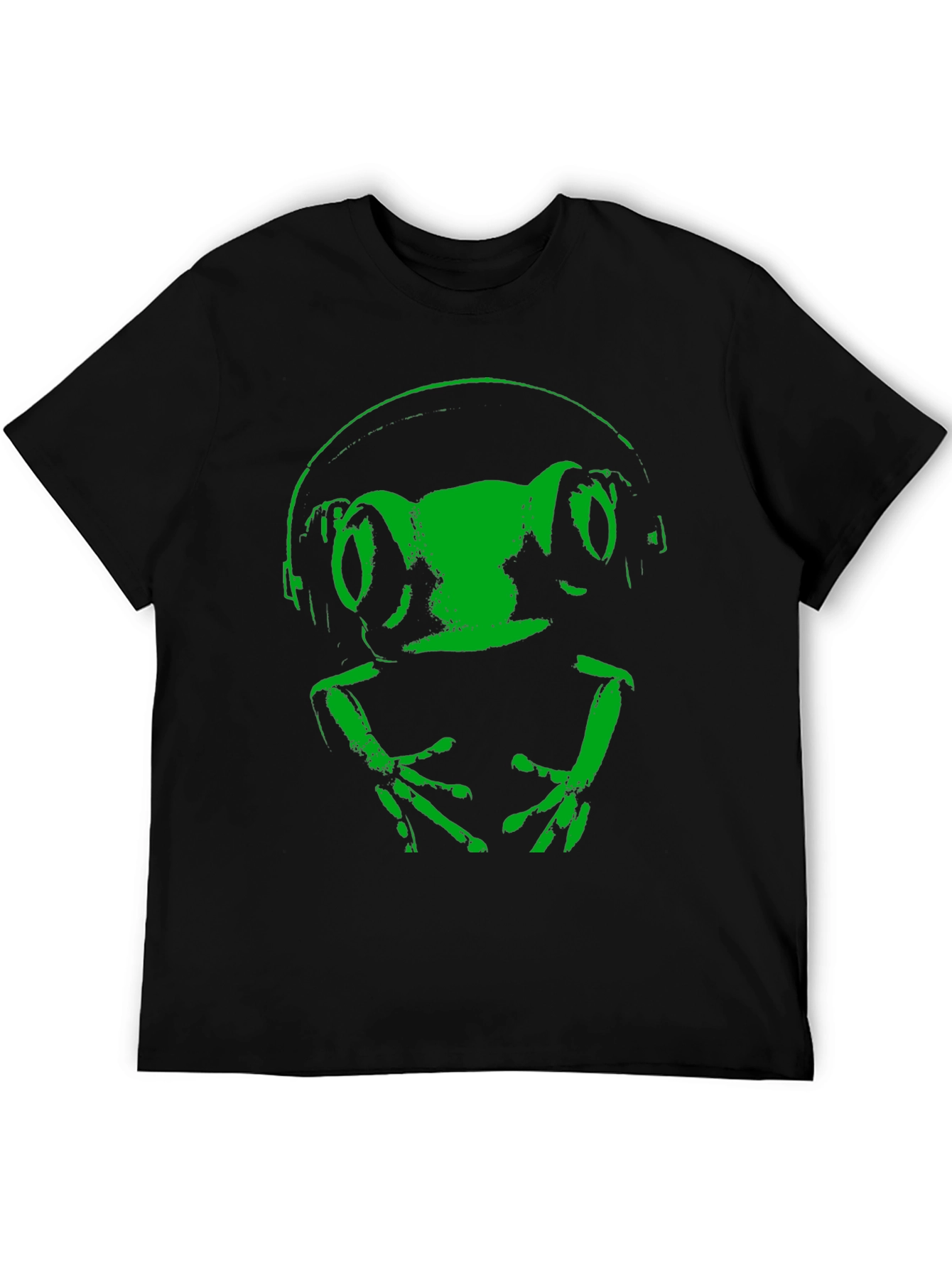 Frog DJ Black T-Shirt