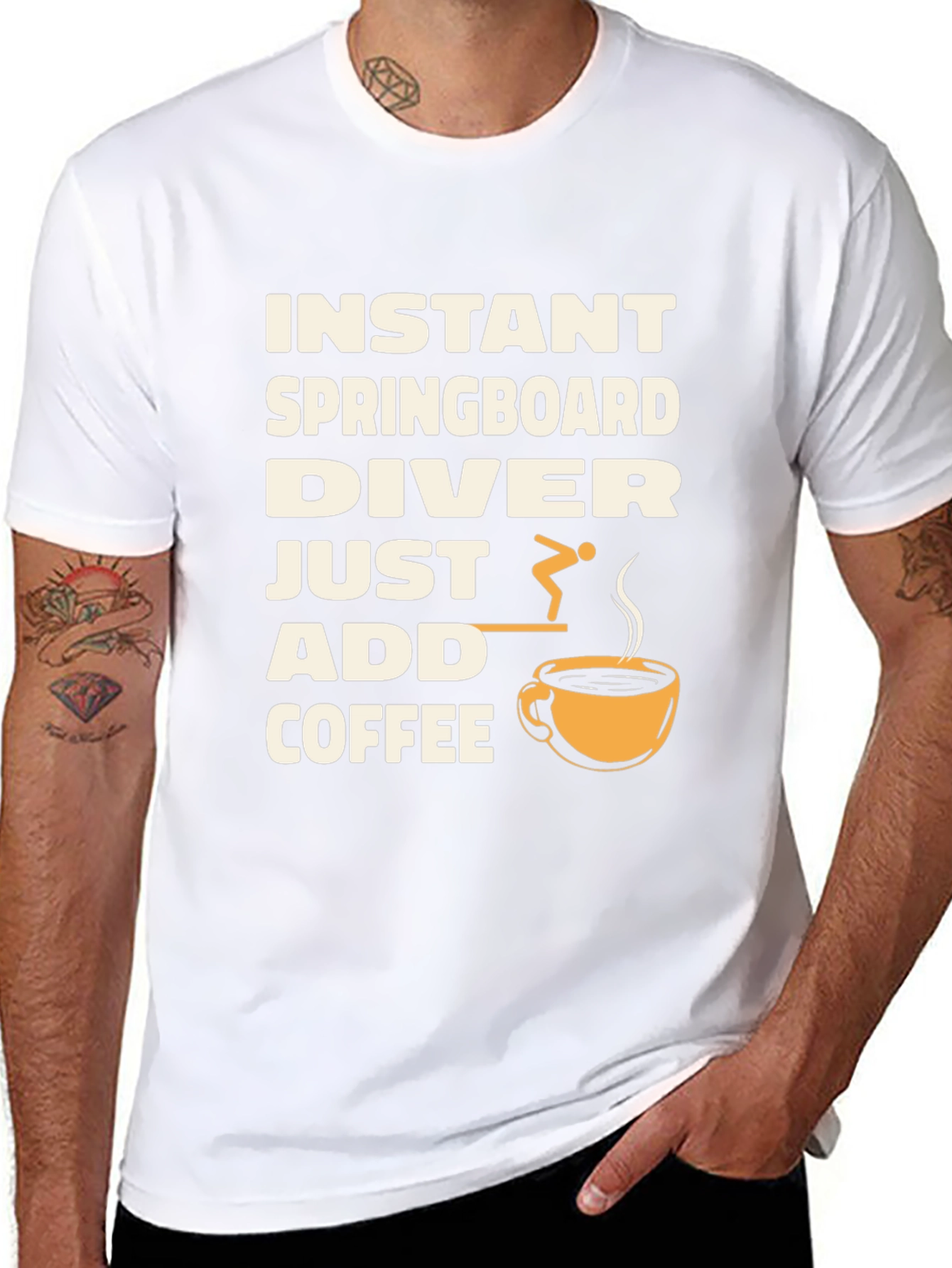 Instant Springboard Diver Coffee T-Shirt
