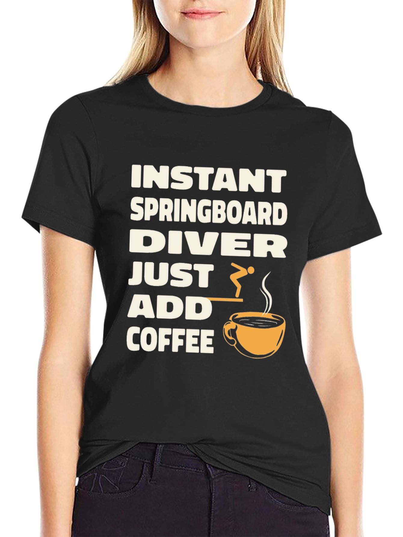 Instant Springboard Diver Coffee T-Shirt