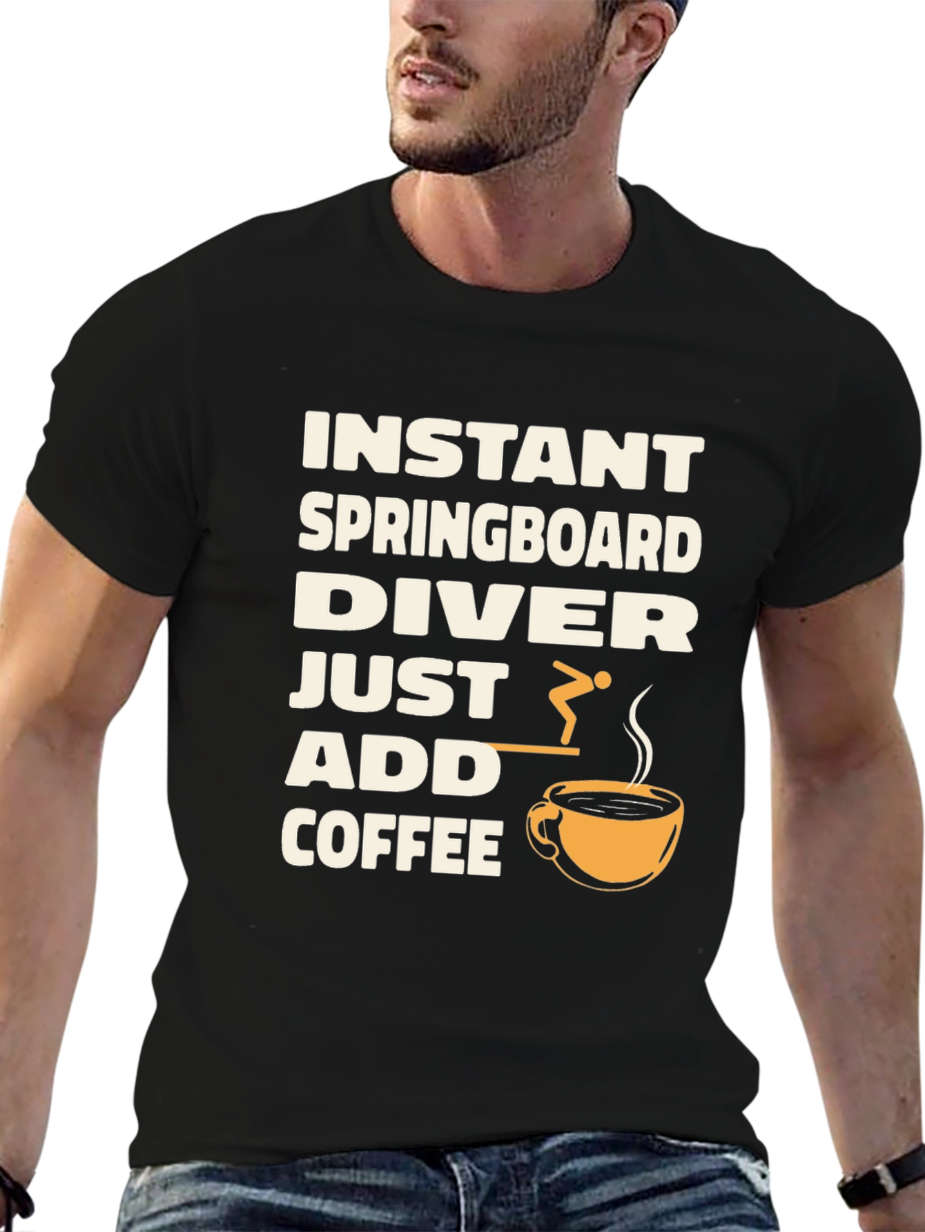 Instant Springboard Diver Coffee T-Shirt