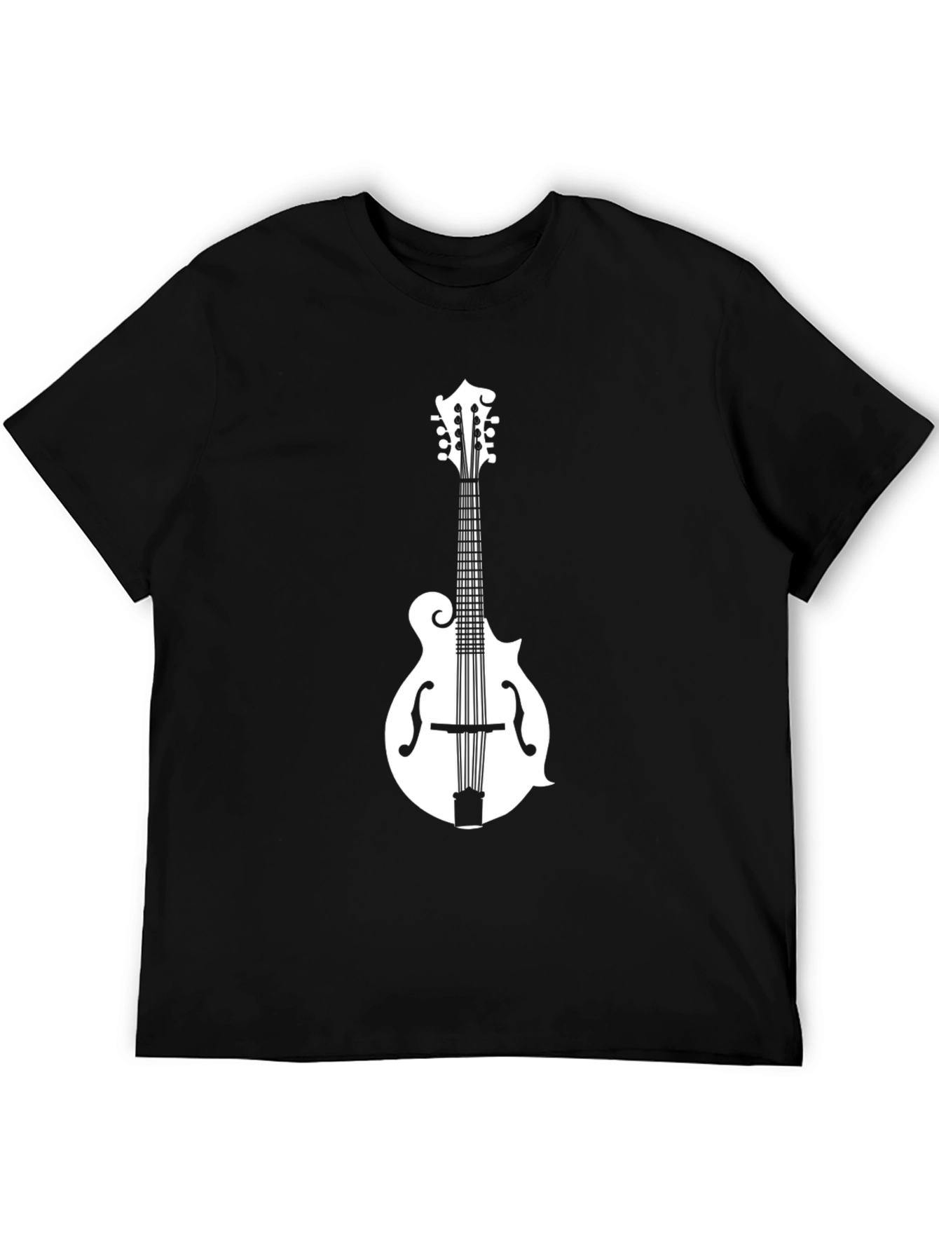 Mandolin Music T-Shirt: Black Graphic Tee