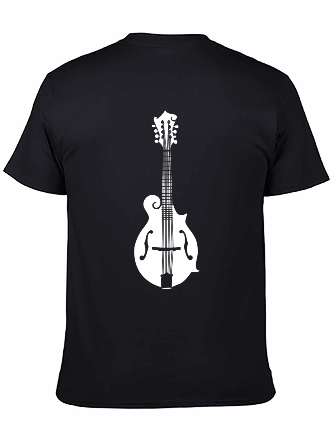 Mandolin Music T-Shirt: Black Graphic Tee
