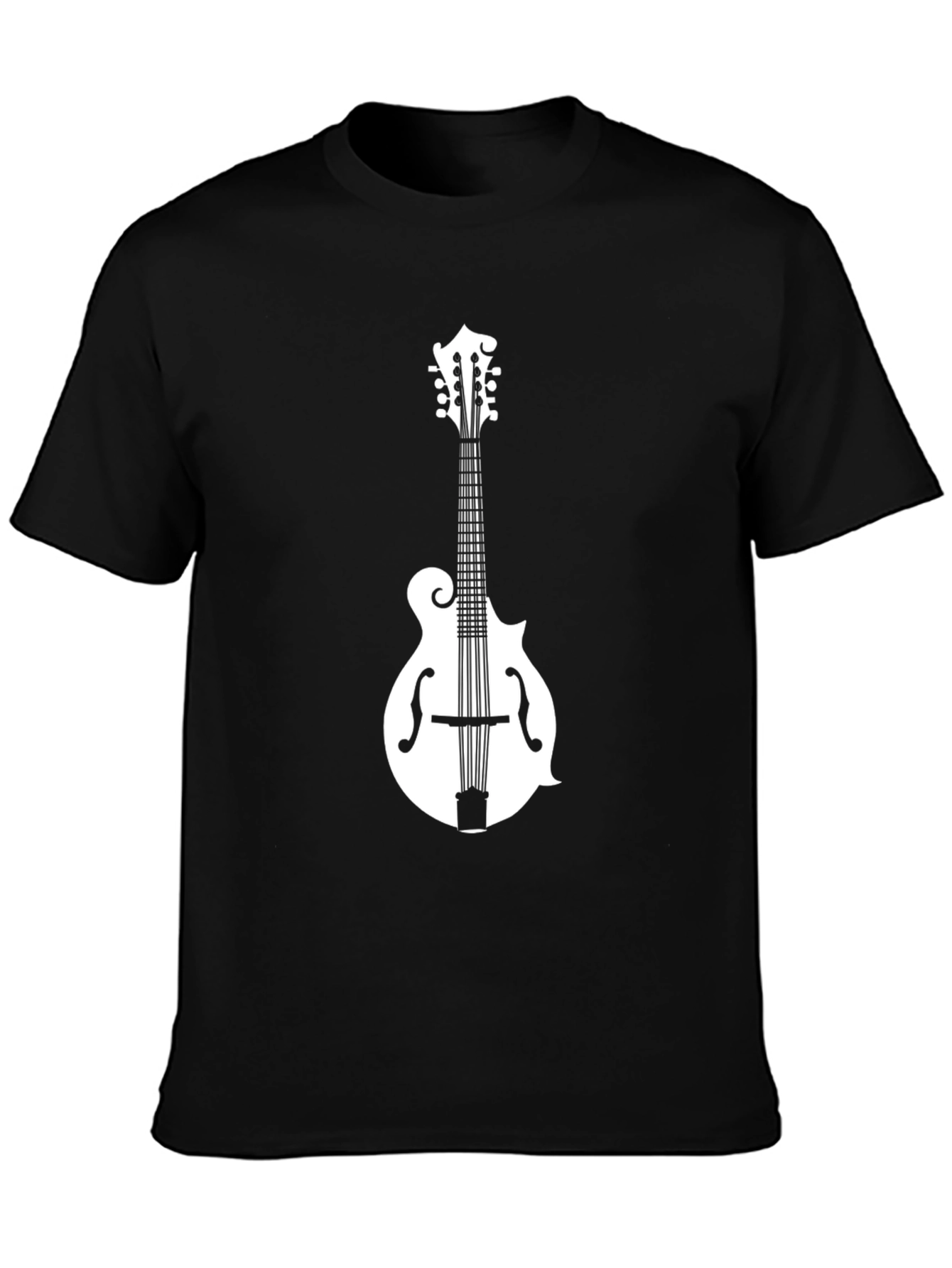 Mandolin Music T-Shirt: Black Graphic Tee