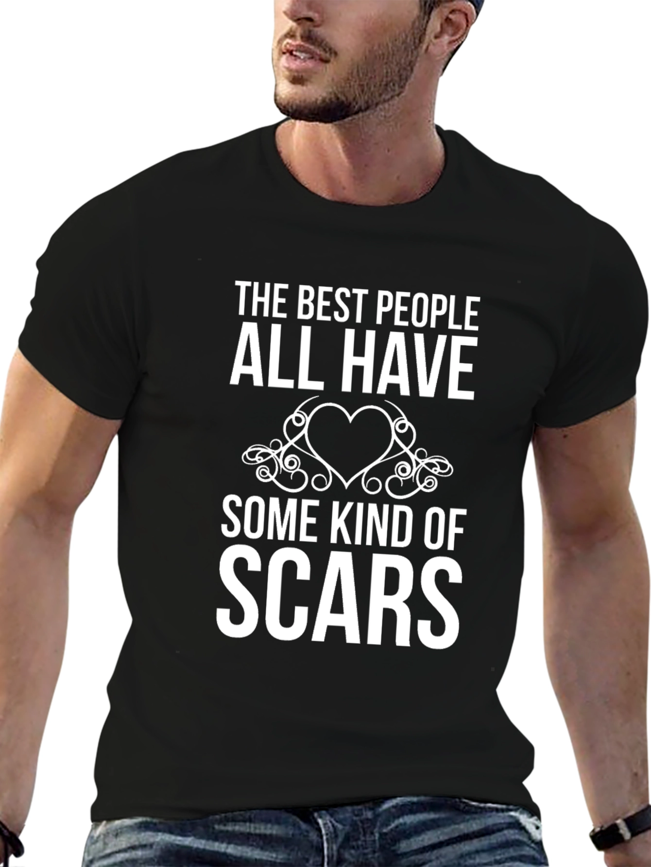 The Best People Have Scars Graphic Tee