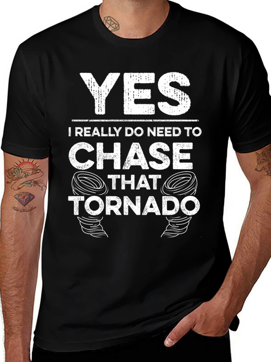 Chase That Tornado Graphic T-Shirt