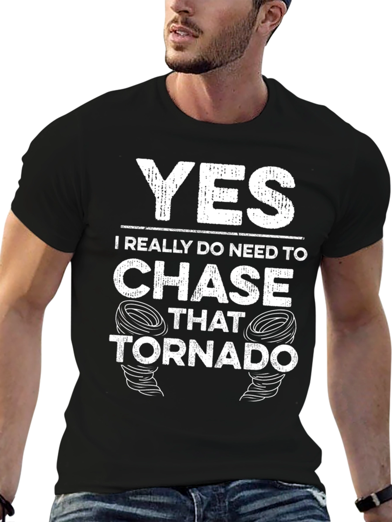 Chase That Tornado Graphic T-Shirt