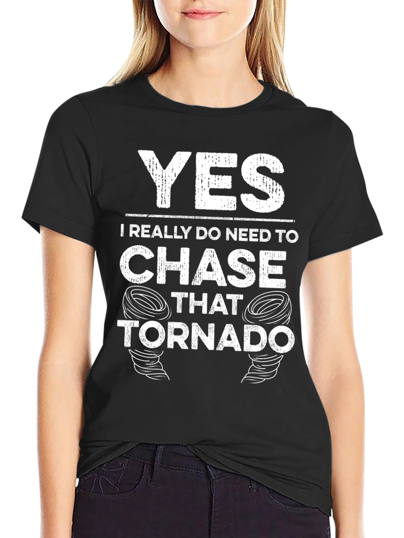 Chase That Tornado Graphic T-Shirt