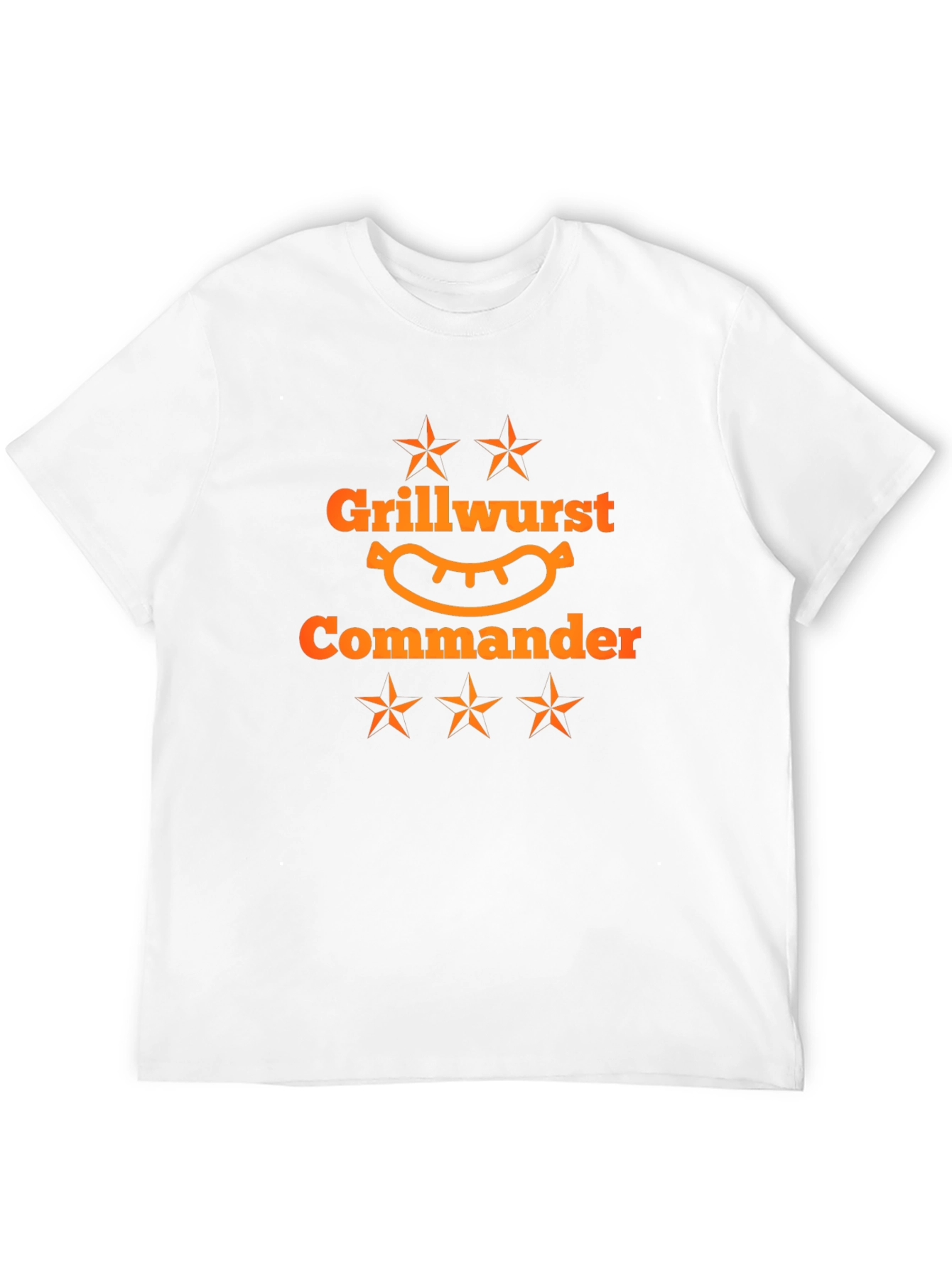 Grillwurst Commander Black T-Shirt