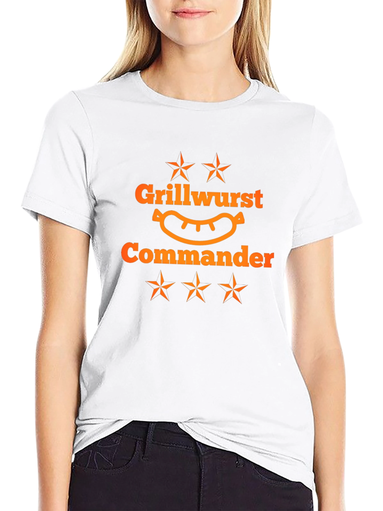 Grillwurst Commander Black T-Shirt