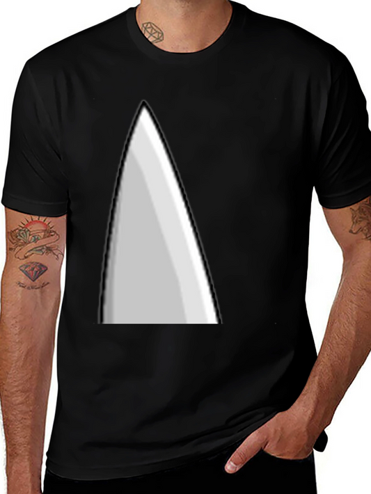 Minimalist Triangle Graphic Tee - Stylish Casual Wear