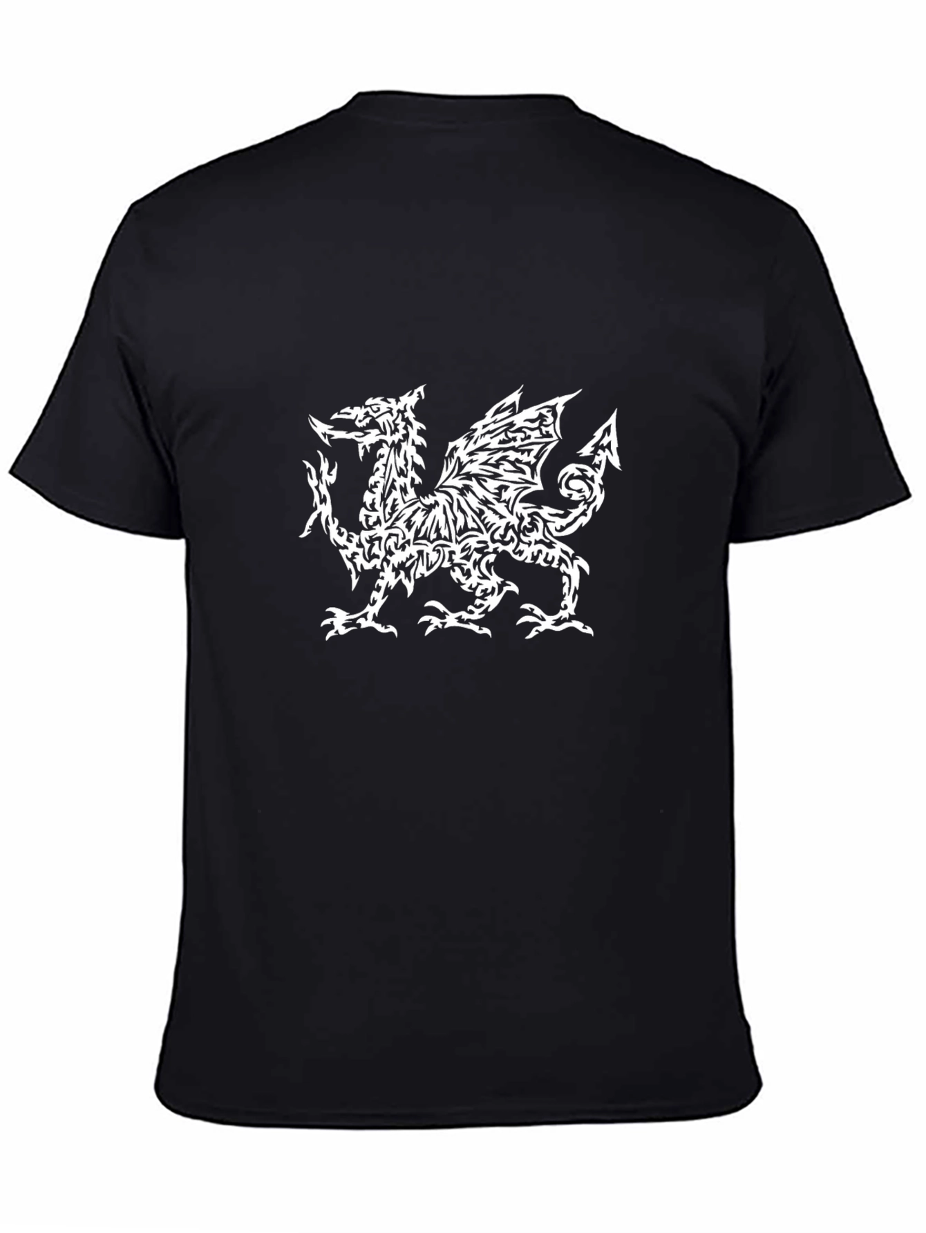 Welsh Dragon T-Shirt - Black Tee with Unique Design