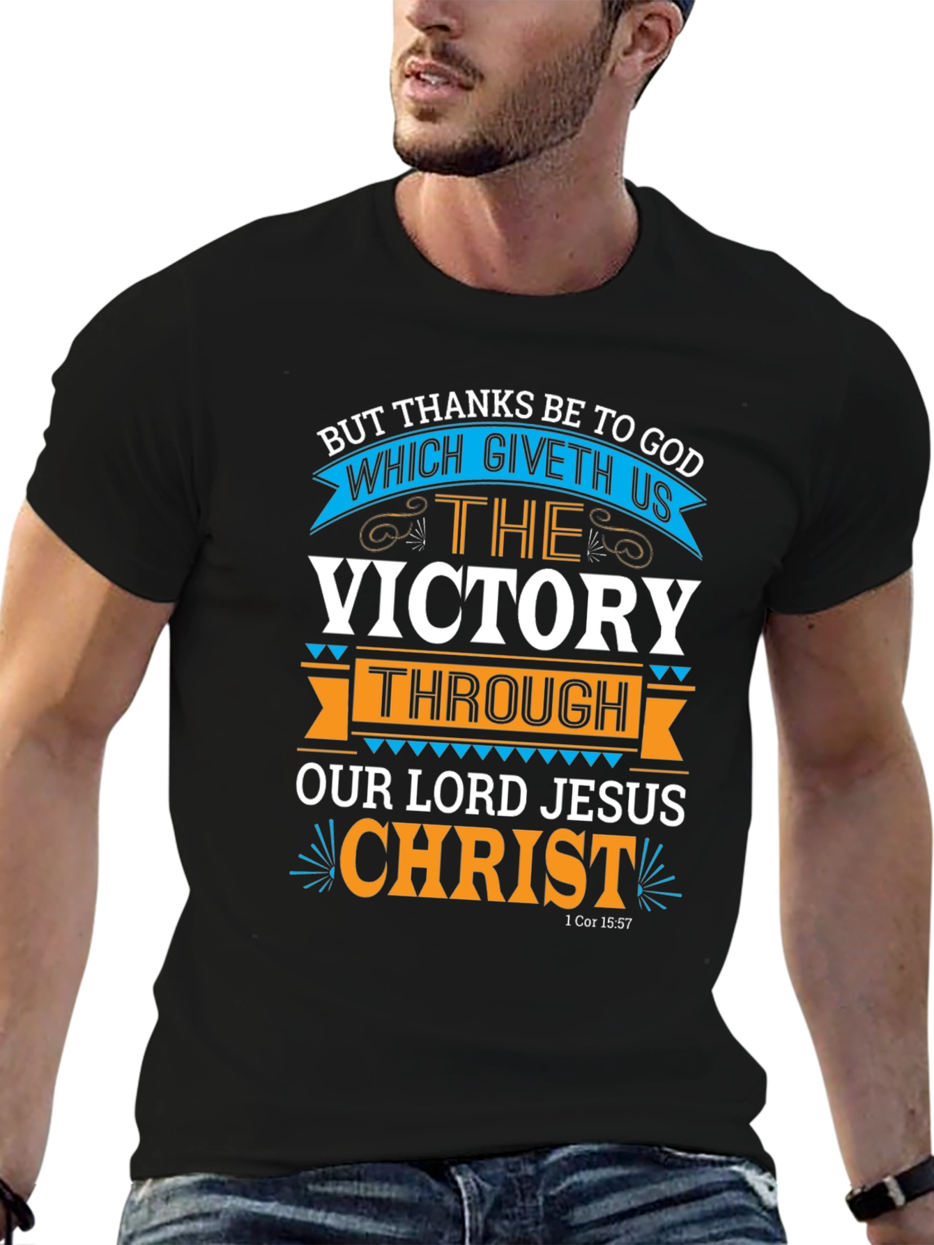 Victory Through Christ Graphic T-Shirt
