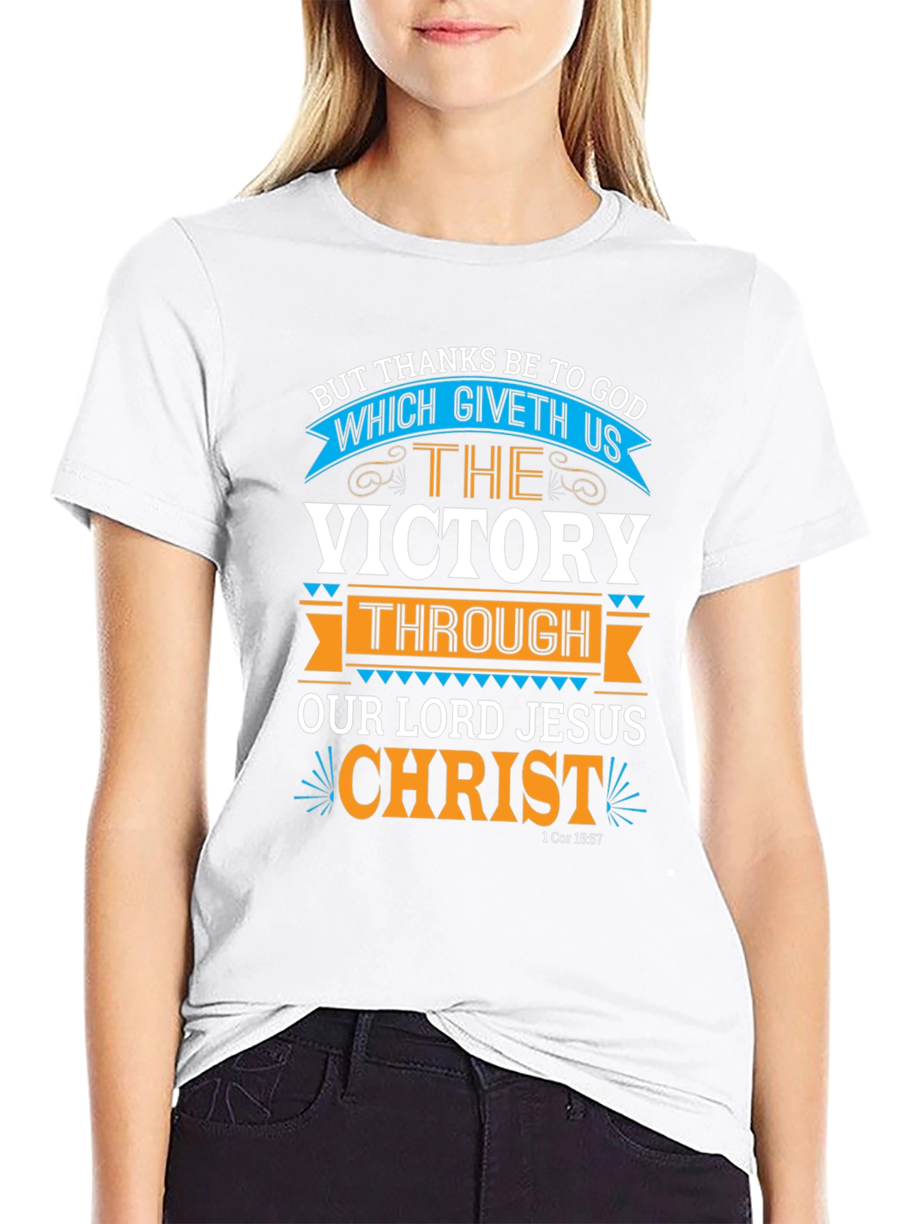 Victory Through Christ Graphic T-Shirt