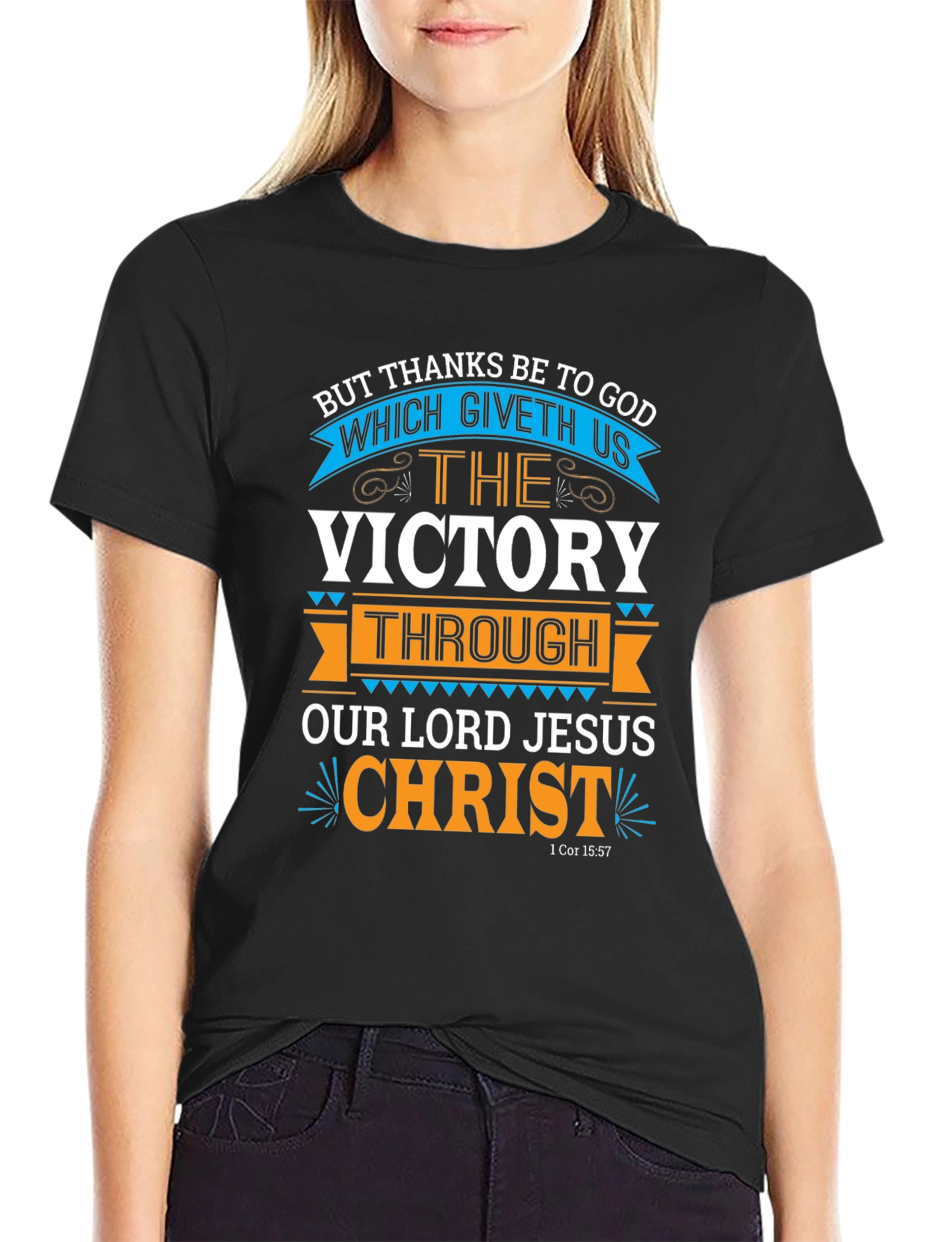 Victory Through Christ Graphic T-Shirt