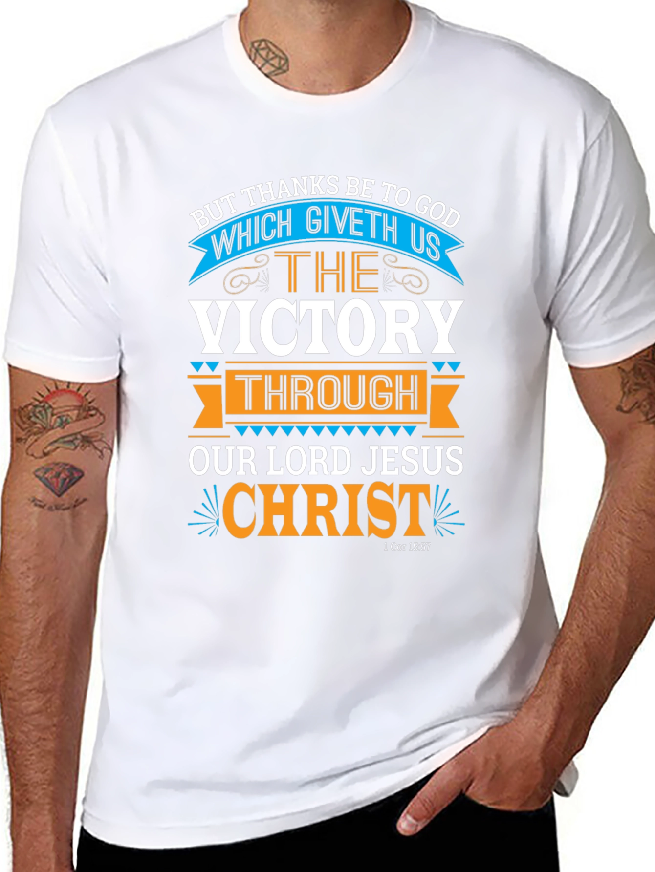 Victory Through Christ Graphic T-Shirt
