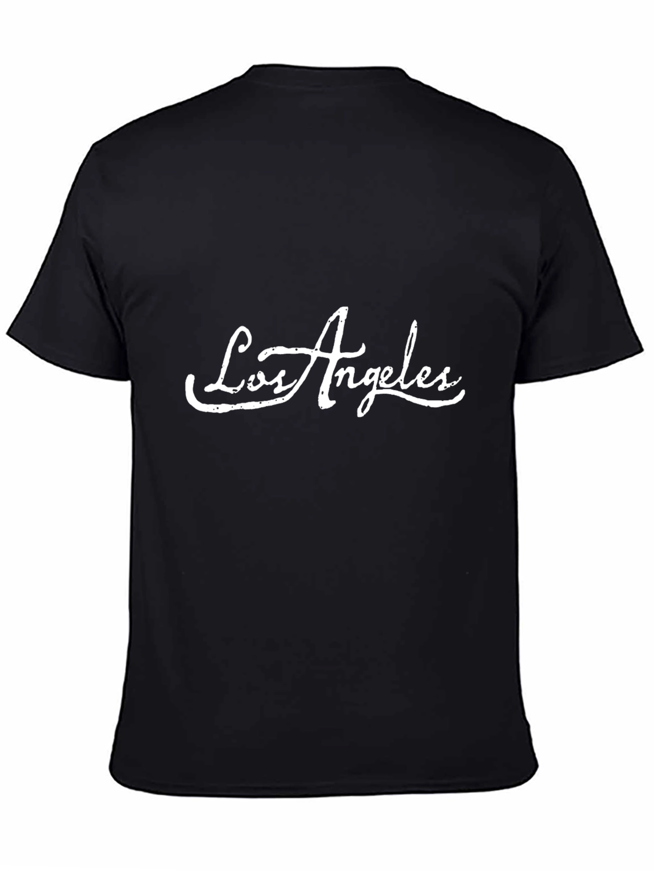 Los Angeles Graphic Print Black T-Shirt