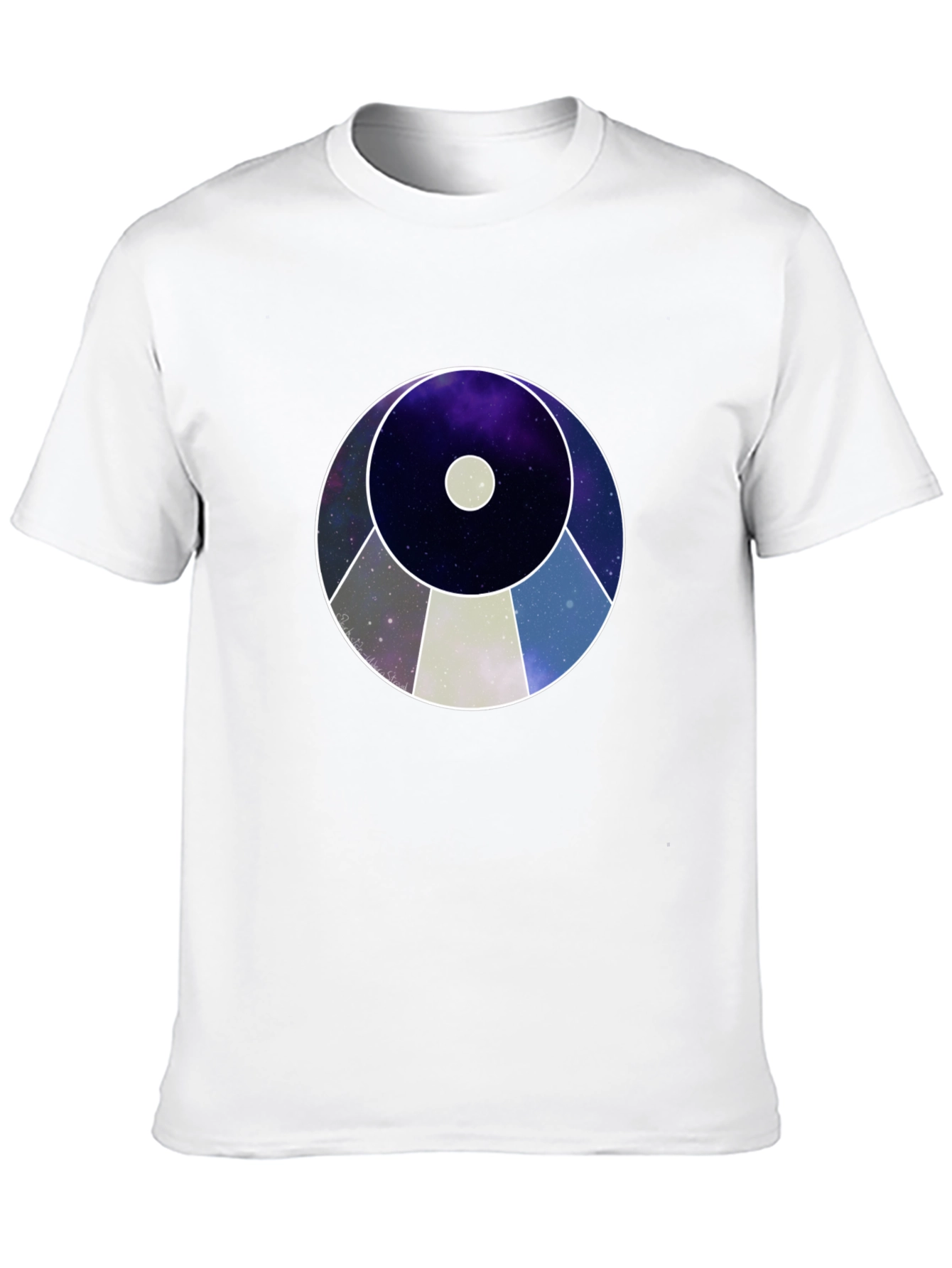 Cosmic Eye Graphic Tee - Stylish Black T-Shirt