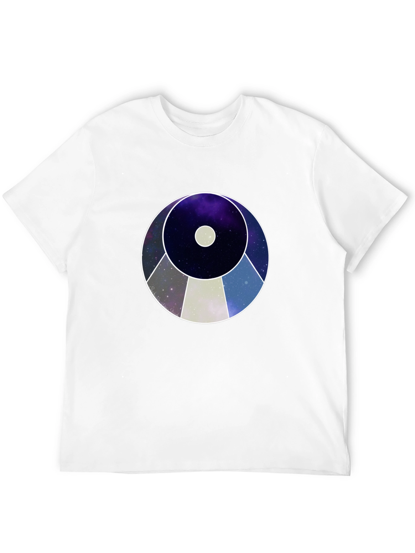 Cosmic Eye Graphic Tee - Stylish Black T-Shirt