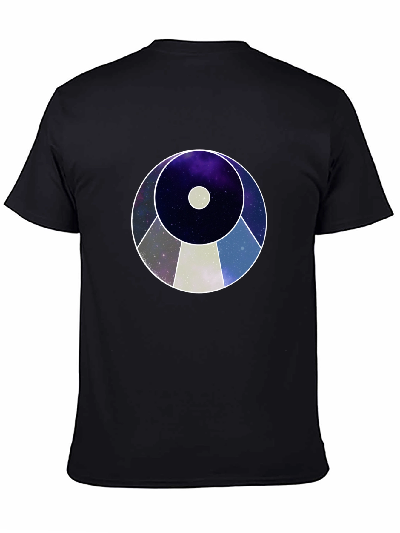 Cosmic Eye Graphic Tee - Stylish Black T-Shirt