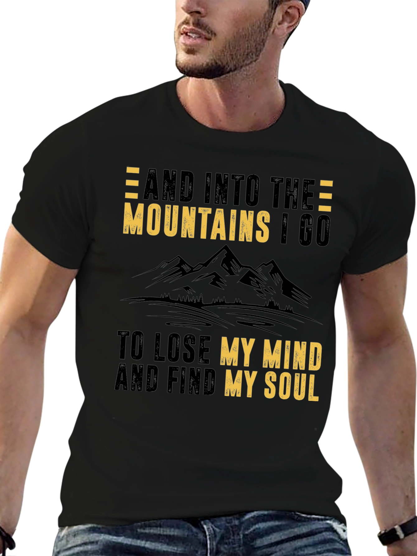 Mountains Graphic T-Shirt - Find Your Soul