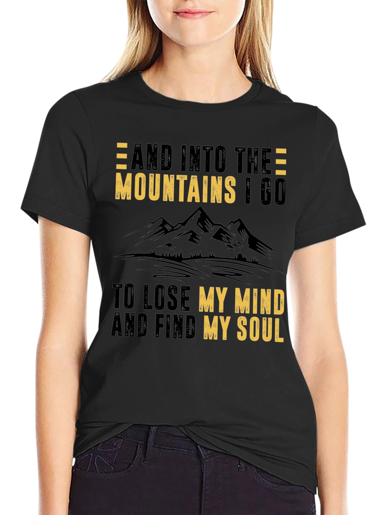 Mountains Graphic T-Shirt - Find Your Soul