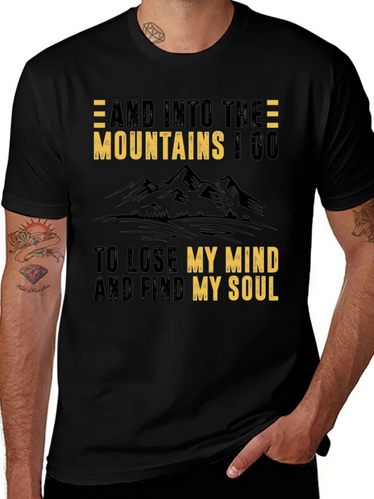 Mountains Graphic T-Shirt - Find Your Soul